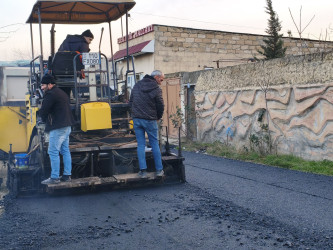 Heydər Əliyev küçəsinə asfalt örtüyü verilərək təmir edilmişdir