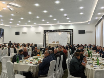 12 dekabr - Ümummilli Lider Heydər Əliyevin anım günü ilə əlaqədar Siyəzəndə ehsan mərasimi təşkil olunmuşdur