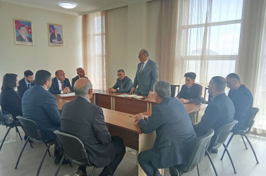 Gənclər evində geniş tərkibdə iclas keçirilmişdir