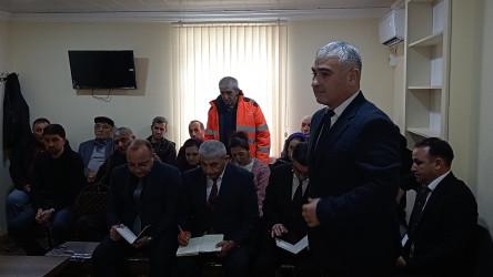 Rayon İcra Hakimiyyətinin başçısı Novruz Novruzov növbəti səyyar qəbulunu Beşdam kənd sakinləri ilə keçirmişdir