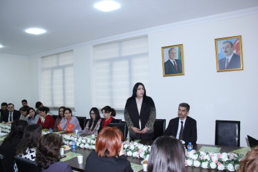 “Heydər Əliyev Müstəqil Azərbaycan Konstitusiyasının memarıdır” mövzusunda tədbir keçirilmişdir