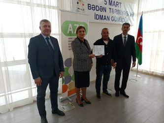 5 Mart - Bədən Tərbiyəsi və İdman Gününə həsr olunmuş idman ictimaiyyəti ilə görüş keçirilmişdir