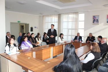 “Sağlam həyat naminə narkomaniyaya yox deyək”, “Erkən nikah və fəsadları” mövzularında maarifləndirici tədbir keçirilmişdir