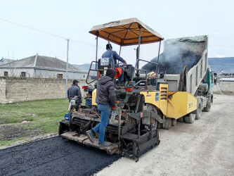 Şəhərin Nəsib bəy Yusifbəyli küçəsinə asfalt örtüyü verilərək təmir edilmişdir