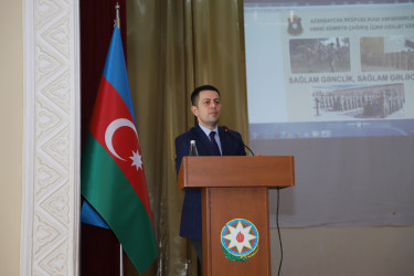 “Sağlam gənclik, sağlam gələcək” adlı geniş tərkibli maarifləndirici tədbir keçirilmişdir