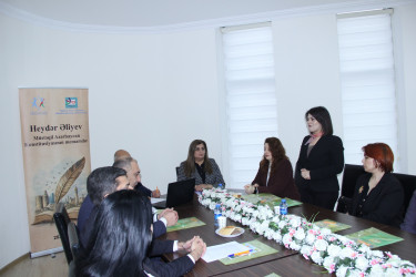 “Heydər Əliyev Müstəqil Azərbaycan Konstitusiyasının memarıdır” mövzusunda tədbir keçirilmişdir