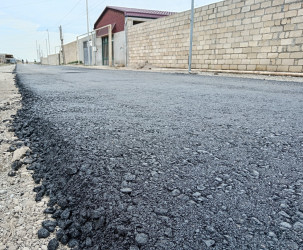 Şəhərin Nəsib bəy Yusifbəyli küçəsinə asfalt örtüyü verilərək təmir edilmişdir
