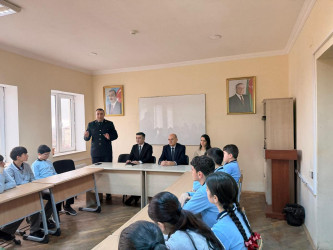 Siyəzən şəhər İnteqrasiya Təlimli İnternat Tipli Gimnaziyada “Sağlam həyat naminə narkomaniyaya yox deyək” mövzusunda maarifləndirici tədbir keçirilmişdir