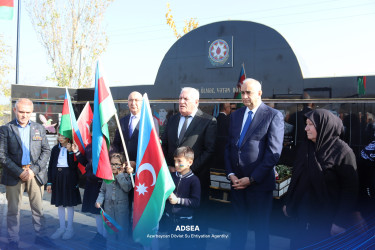 Siyəzən rayonunun Böyük Həmyə kəndi ərazisində yerləşən “Göyçə” yaşayış massivi fasiləsiz içməli su ilə təmin olunmuşdur