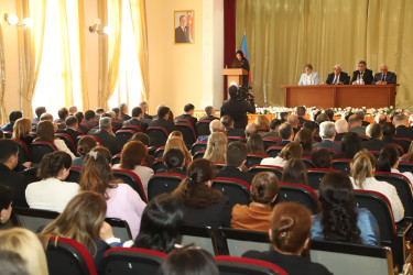 Azərbaycan Respublikasının Prezidenti, Yeni Azərbaycan Partiyasının Sədri cənab İlham Əliyevin Yeni Azərbaycan Partiyasının VIII Qurultayındakı nitqindən irəli gələn vəzifələrə həsr olunmuş müşavirə keçirilib