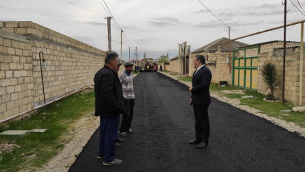 Şəhərin Fətəli xan Xoyski küçəsində əsaslı təmir işləri aparılaraq asfalt örtüyü verilmişdir