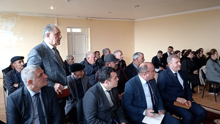 Rayon İcra Hakimiyyətinin başçısı Novruz Novruzov növbəti səyyar qəbulunu Eynibulaq kənd sakinləri ilə keçirmişdir