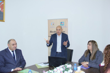 “Heydər Əliyev Müstəqil Azərbaycan Konstitusiyasının memarıdır” mövzusunda tədbir keçirilmişdir