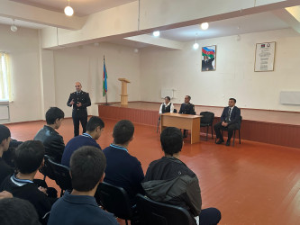 Böyük Həmyə kənd tam orta ümumtəhsil məktəbində maarifləndirici tədbir keçirilmişdir