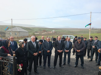 Eynibulaq kəndindən olan şəhidlərin əziz xatirəsinə inşa edilmiş bulağın açılış mərasimi keçirilmişdir