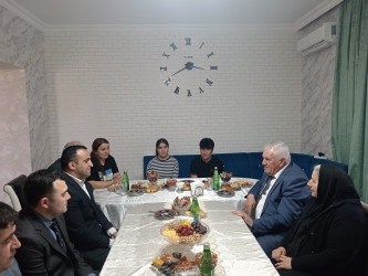 Siyəzən Rayon İcra Hakimiyyətinin başçısı Novruz Novruzov Siyəzən rayonunun Gilgilçay qəsəbəsində olmuşdur