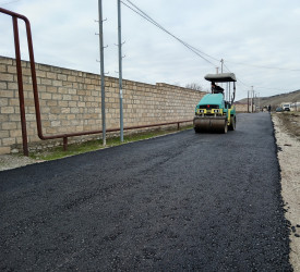 Şəhərin Nəsib bəy Yusifbəyli küçəsinə asfalt örtüyü verilərək təmir edilmişdir