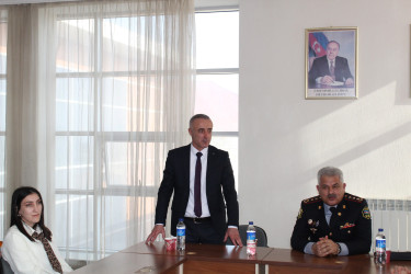 “Sağlam həyat naminə narkomaniyaya yox deyək”, “Erkən nikah və fəsadları” mövzularında maarifləndirici tədbir keçirilmişdir