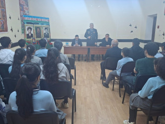 “Sağlam həyat naminə narkomaniyaya yox deyək” mövzusunda maarifləndirici tədbir keçirilmişdir