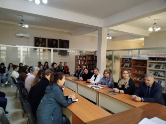 17 noyabr – Milli Dirçəliş Günü ilə əlaqədar “Heydər Əliyev  və xalqın azadlıq tarixi” mövzusunda tədbir keçirilmişdir