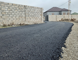 Şamil Baxşiyev və Nicat Xələfov küçələrinə asfalt örtüyü verilərək təmir edilmişdir