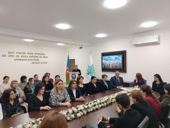 "Zəfərimiz əbədidir, qələbəmiz şanlıdır" mövzusunda tədbir keçirilmişdir