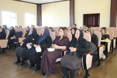 8 Mart - Beynəlxalq qadınlar günü münasibəti ilə 6 mart 2026-cı il tarixində Rayon İcra Hakimiyyətinin akt zalında tədbir təşkil olunmuşdur