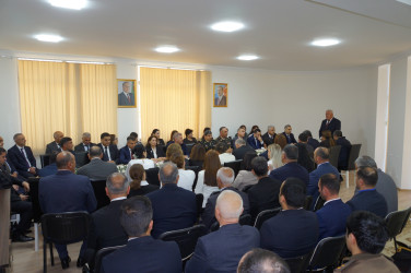 Ümummilli Lider Heydər Əliyevin anadan olmasının 102-ci ildönümü münasibətilə konfrans keçirilmişdi