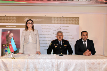 "Narkomaniya və zərərli vərdişlərə yox deyək", "erkən nikah və onun fəsadları" mövzuları, eləcə də məktəblilərin təhlükəsiz davranış qaydaları ilə bağlı maarifləndirici tədbir keçirilmişdir.