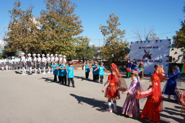 Dəmir Yumruq abidəsinin önündə “8 noyabr - Zəfər Günü”nə həsr olunmuş tədbir keçirilmişdir