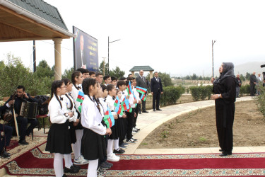 Siyəzən şəhərində yeni salınmış mədəniyyət və istirahət parkının təqdimat mərasimi keçirilmişdir