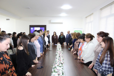 12 dekabr – Ümummilli Lider Heydər Əliyevin anım günü ilə əlaqədar “Heydər Əliyev – Vətənə, xalqa həsr edilən ömür” mövzusunda tədbir keçirilmişdir
