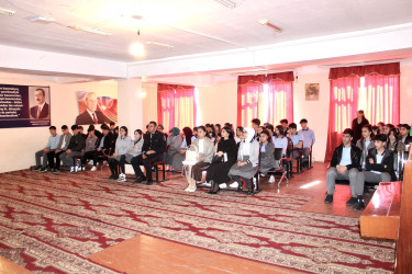 "Narkomaniya və zərərli vərdişlərə yox deyək", "erkən nikah və onun fəsadları" mövzuları, eləcə də məktəblilərin təhlükəsiz davranış qaydaları ilə bağlı maarifləndirici tədbir keçirilmişdir.