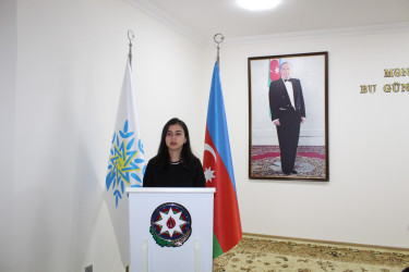 12 dekabr – Ümummilli Lider Heydər Əliyevin anım günü ilə əlaqədar “Heydər Əliyev – Vətənə, xalqa həsr edilən ömür” mövzusunda tədbir keçirilmişdir