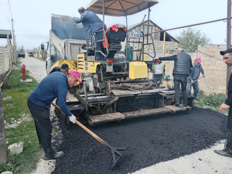 Şəhərin Fətəli xan Xoyski küçəsində əsaslı təmir işləri aparılaraq asfalt örtüyü verilmişdir