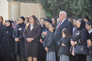 “Dəmir yumruq” abidəsinin ətrafında 8 Noyabr – Zəfər Günü münasibətilə təntənəli tədbir keçirilmişdir