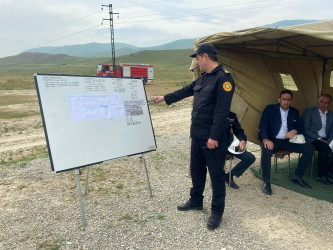 “Fövqəladə hadisə və nəticələrinin aradan qaldırılması” mövzusunda təlim keçirilmişdir