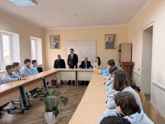 Siyəzən şəhər İnteqrasiya Təlimli İnternat Tipli Gimnaziyada “Sağlam həyat naminə narkomaniyaya yox deyək” mövzusunda maarifləndirici tədbir keçirilmişdir