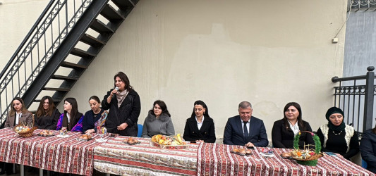 Novruz bayramı ilə əlaqədar Siyəzən şəhər inteqrasiya təlimli internat tipli gimnaziyada tədbir keçirilmişdir