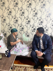 8 Mart - Beynəlxalq qadınlar günü münasibətilə təşkil olunmuş tədbirə səhhəti ilə bağlı gələ bilməyən şəhid ailələri yaşadıqları ünvanda ziyarət olunmuşlar