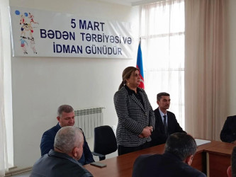 5 Mart - Bədən Tərbiyəsi və İdman Gününə həsr olunmuş idman ictimaiyyəti ilə görüş keçirilmişdir