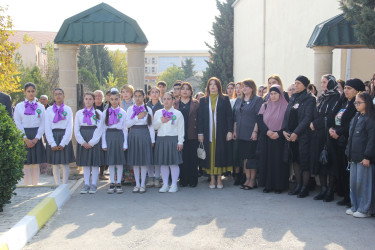 “Dəmir yumruq” abidəsinin ətrafında 8 Noyabr – Zəfər Günü münasibətilə təntənəli tədbir keçirilmişdir
