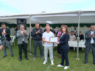 Ümummilli Lider Heydər Əliyevin anadan olmasının 102-ci ildönümünə həsr olunmuş sərbəst güləş üzrə açıq rayon birinciliyi keçirilmişdir