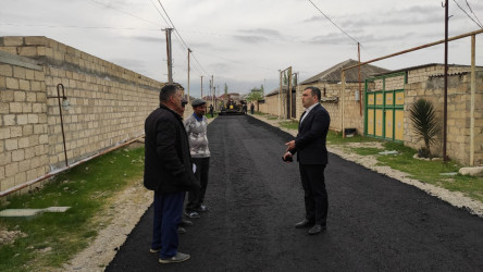 Şəhərin Fətəli xan Xoyski küçəsində əsaslı təmir işləri aparılaraq asfalt örtüyü verilmişdir