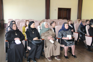 8 Mart - Beynəlxalq qadınlar günü münasibəti ilə 6 mart 2026-cı il tarixində Rayon İcra Hakimiyyətinin akt zalında tədbir təşkil olunmuşdur