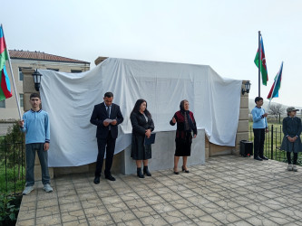 Eynibulaq kəndindən olan şəhidlərin əziz xatirəsinə inşa edilmiş bulağın açılış mərasimi keçirilmişdir