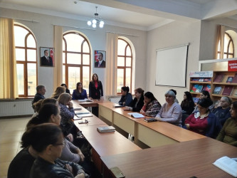 17 noyabr – Milli Dirçəliş Günü ilə əlaqədar “Heydər Əliyev  və xalqın azadlıq tarixi” mövzusunda tədbir keçirilmişdir
