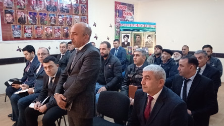 Rayon İcra Hakimiyyətinin başçısı Novruz Novruzov növbəti səyyar qəbulunu Sədan kənd sakinləri ilə keçirmişdir