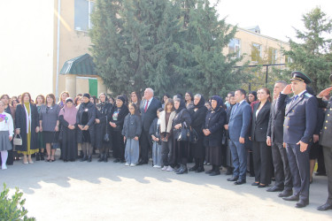 “Dəmir yumruq” abidəsinin ətrafında 8 Noyabr – Zəfər Günü münasibətilə təntənəli tədbir keçirilmişdir