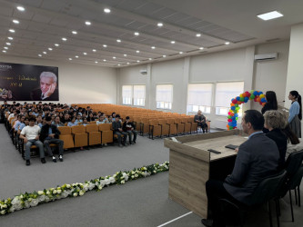 Uşaq Səfirlər Məclisinin nümayəndələri ilə Siyəzən şəhər 2 saylı tam orta məktəbdə tədbir təşkil olunmuşdur